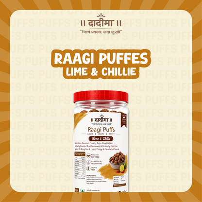 Lime & Chilli raagi puff