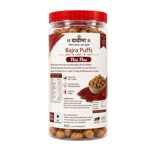Peri peri bajra puff