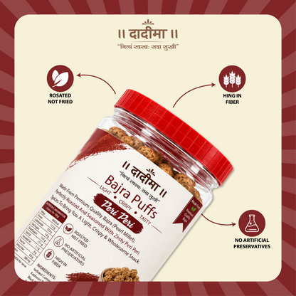 Peri peri bajra puff
