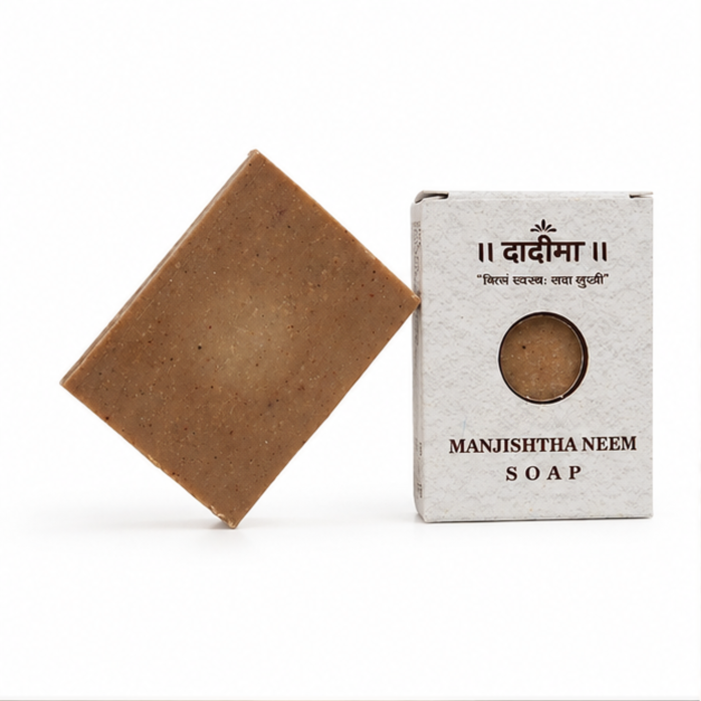 Manjishtha Neem Soap – Traditional Herbal Bath Bar