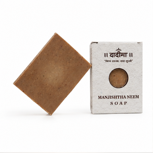 Manjishtha Neem Soap – Traditional Herbal Bath Bar