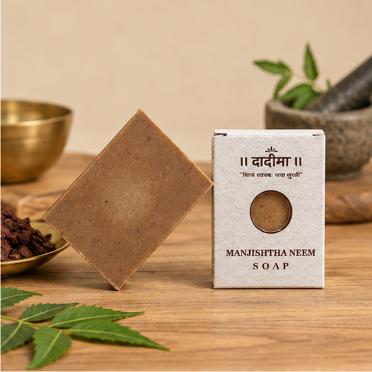 Manjishtha Neem Soap – Traditional Herbal Bath Bar