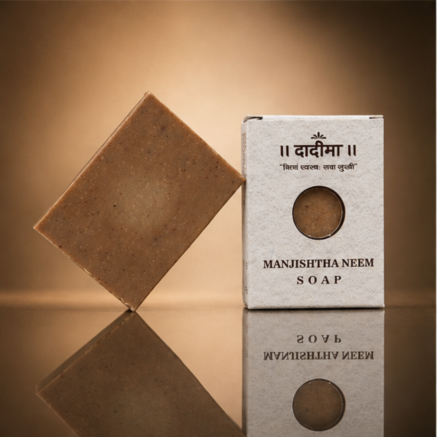 Manjishtha Neem Soap – Traditional Herbal Bath Bar