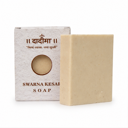Swarna Kesar Soap – Traditional Herbal Bath Bar