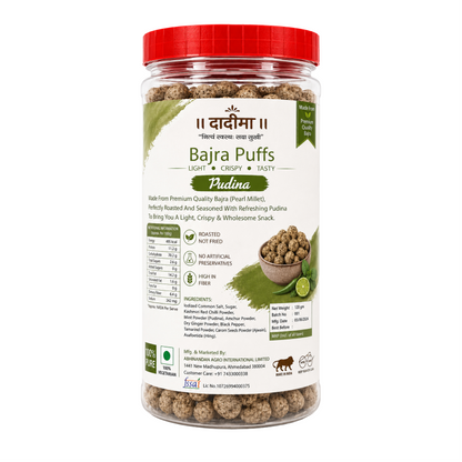 Mint Bajra Puff