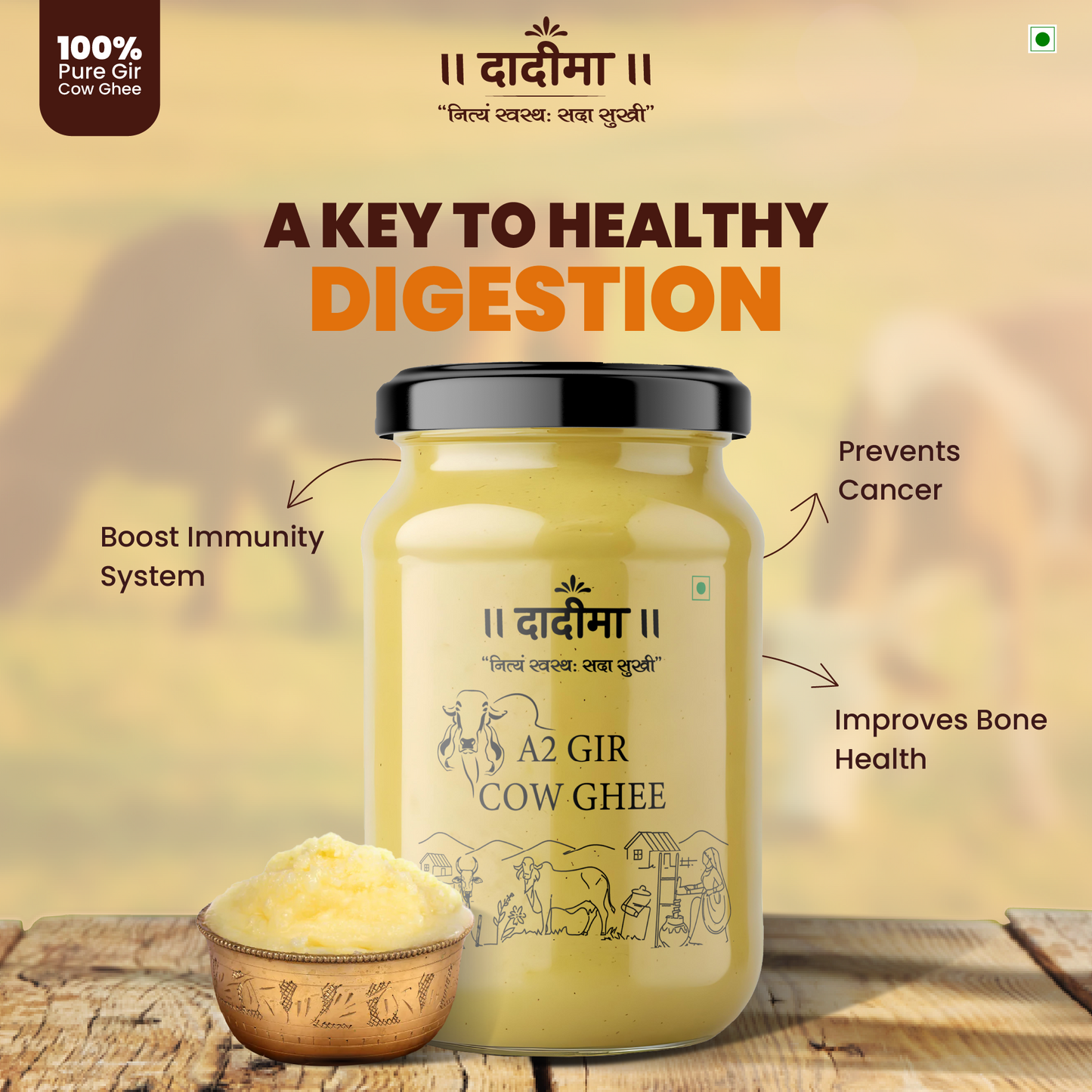 A2 Gir Cow Ghee